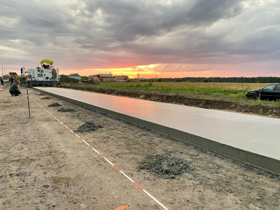 Делегация Ассоциации бетонных дорог посетила новый участок автомобильной дороги с цементобетонным покрытием в Калининградской области